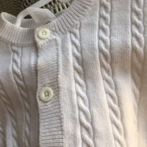 Practical, Warm, off white, NWOT, Carters sweater. 3mths - Picture 2 of 5
